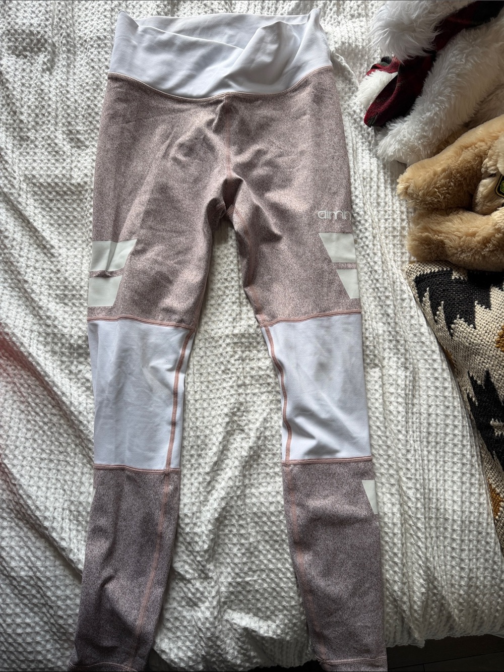 Aimn Rose Gold Leggings Size M - NWOT